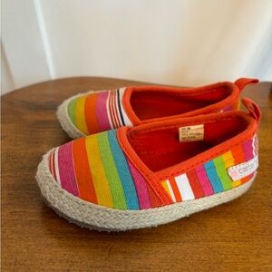 Toddler girls canvas shoes size 5